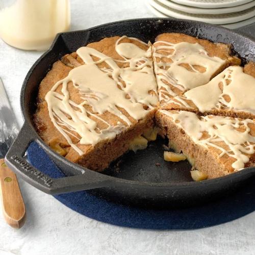 Finger licking Cast Iron Apple Nutmeg Coffee Cake  Cast iron apple nutmeg coffee cake the perfect dessert for you and the family, we do it the MF Product way!
